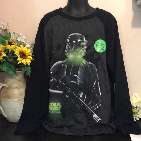 Star Wars Other - Glow in the Dark Star Wars Long Sleeve Top
